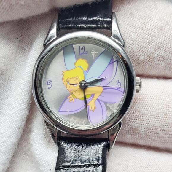 Vintage Disney X Seiko Tinker Bell Leather Watch - Picture 2 of 11